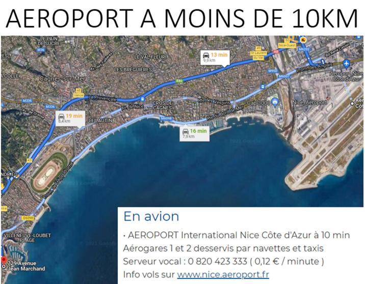 Venus - Climatise - Marina Baie Des Anges Apartment Вилньов Любе Екстериор снимка