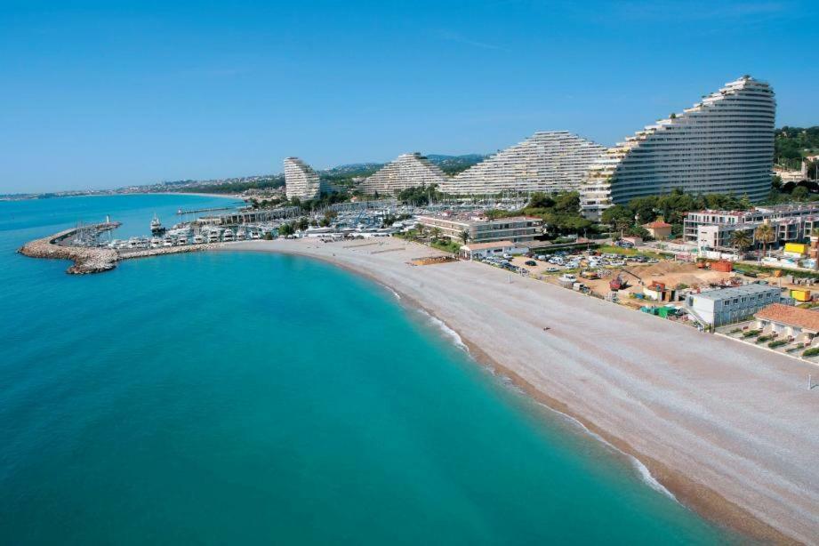 Venus - Climatise - Marina Baie Des Anges Apartment Вилньов Любе Екстериор снимка